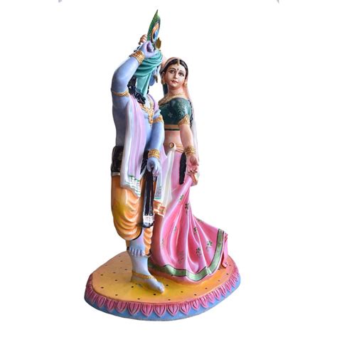 Multicolor Fiber Radha Krishna Dancing Statue at Rs 29998 in Bhilai ...