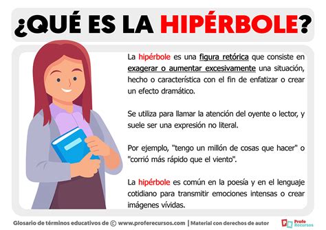 Qué es la Hipérbole | Definición de Hipérbole