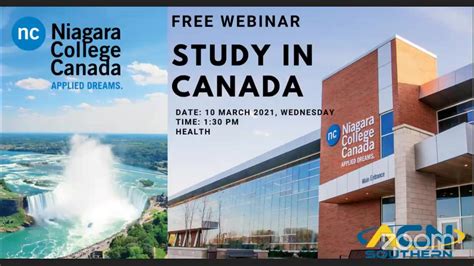 Study in Canada with Niagara College - Health Programs | Let your plans fall into place at ...