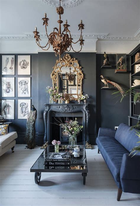 Industrial and Moody Modern Gothic London Home | Victorian home decor ...