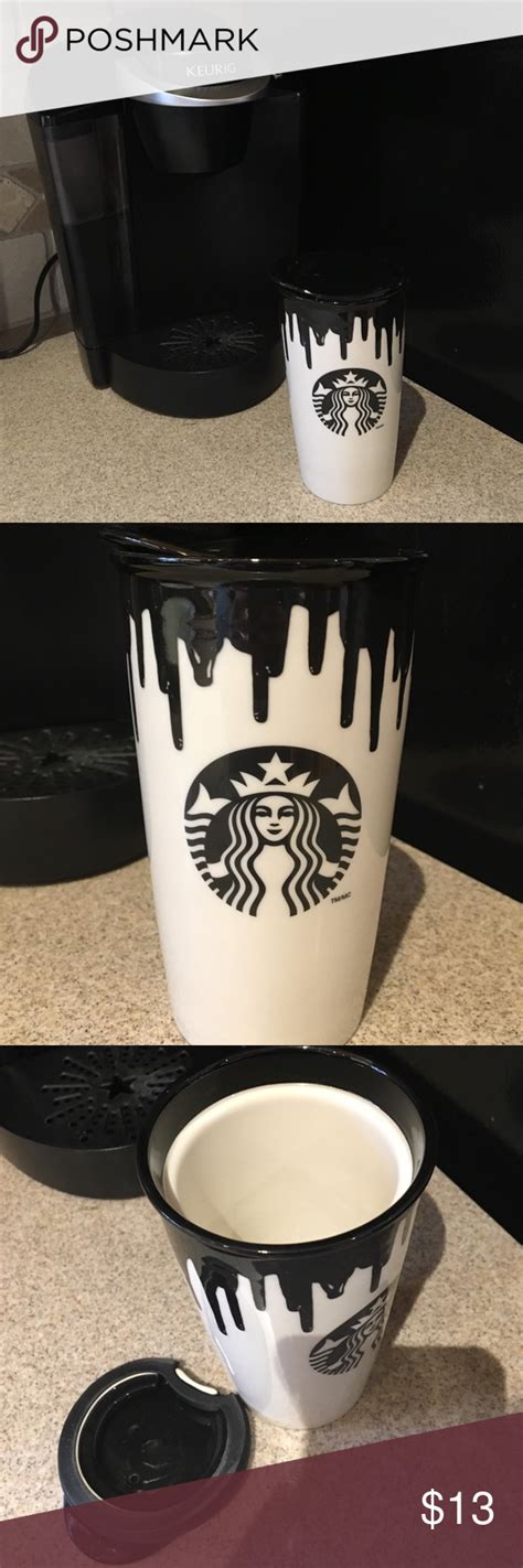 Limited Edition Starbucks Ceramic Travel Mug This is a really creative travel mug. So cute and ...