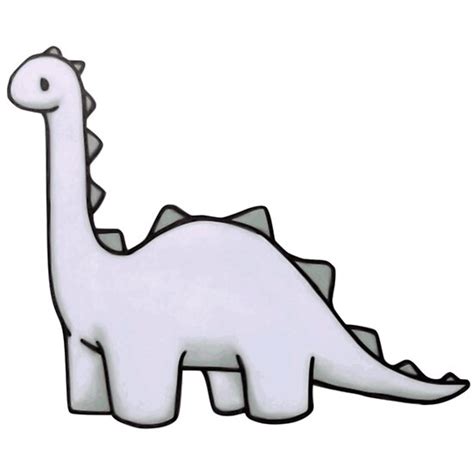 "Cute Dinosaur Cartoon Long Neck Dino" Poster by InfiniteSix | Redbubble