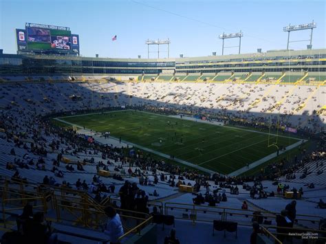 Lambeau Field Seating Chart View | Elcho Table