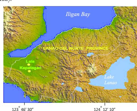 Map showing the Kapatagan Valley comprising the Municipalities of... | Download Scientific Diagram