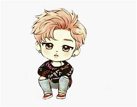 Jimin Bts Cartoon Drawing, HD Png Download , Transparent Png Image - PNGitem