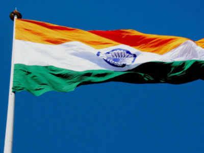 Attari: Tricolour on tallest flag mast installed near Attari border | India News - Times of India