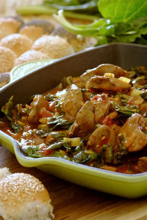 Spicy Chicken Livers with Spinach | Great chicken recipes, Chicken ...