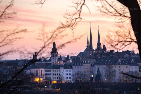 Sunset in Luxembourg city – Stock Images Luxembourg