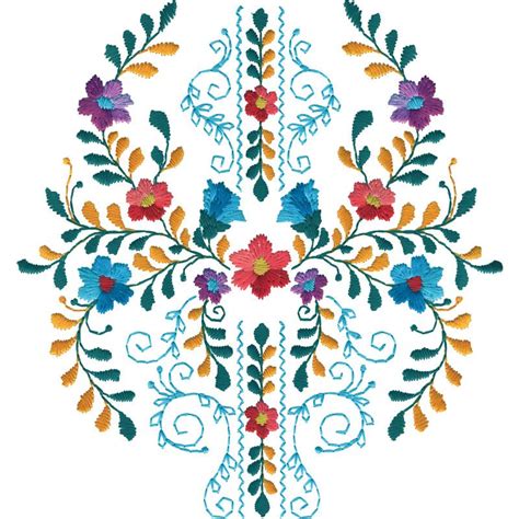 Jumbo Mexican Flowers | Mexican embroidery, Embroidery patterns vintage, Embroidery patterns