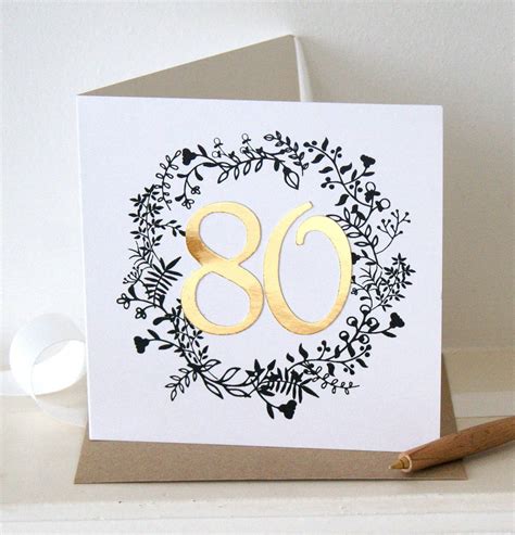 Best 22 80th Birthday Cards - Home, Family, Style and Art Ideas