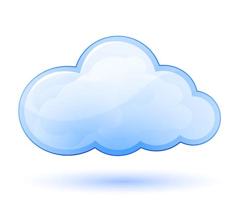 Cloud clip art blue free clipart image - WikiClipArt