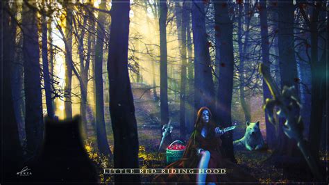 Little (Dark) Red Riding Hood by Andromatonrecursion on DeviantArt