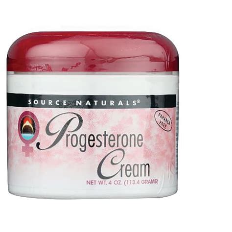 Source Naturals Natural Progesterone Cream 4 oz (113.4 grams) Cream - Swanson Health Products