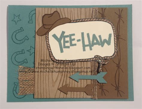 Stamping with Shelle: Yee-Haw Cowboy! TSSC330