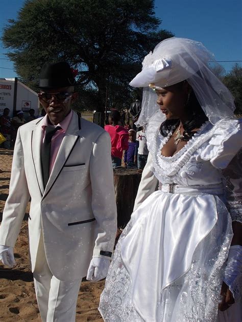 Herero bride and groom