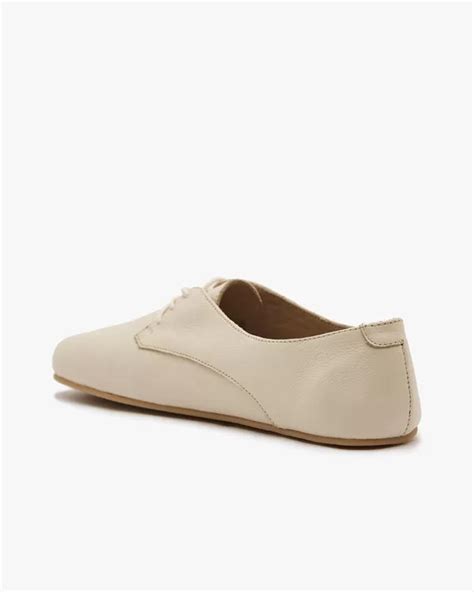 ORIGO NEW DERBY WOMEN'S - NATURAL LEATHER - Zero Drop Footwear