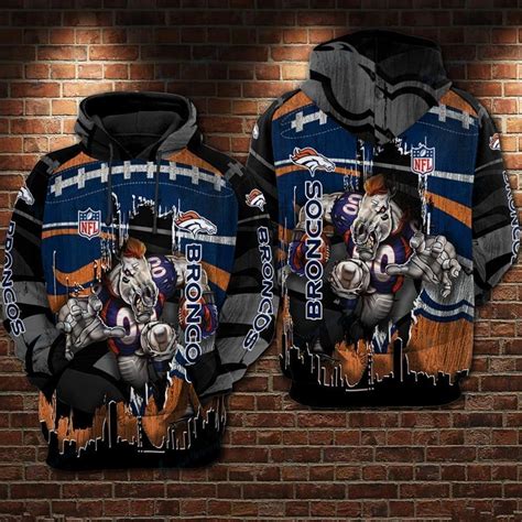 Denver Broncos Mascot New Hoodie – Donelanetop Store