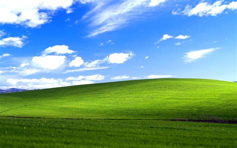 nature, Landscape, Sky, Hill, Grass, Field, Clouds, Windows XP Wallpapers HD / Desktop and ...