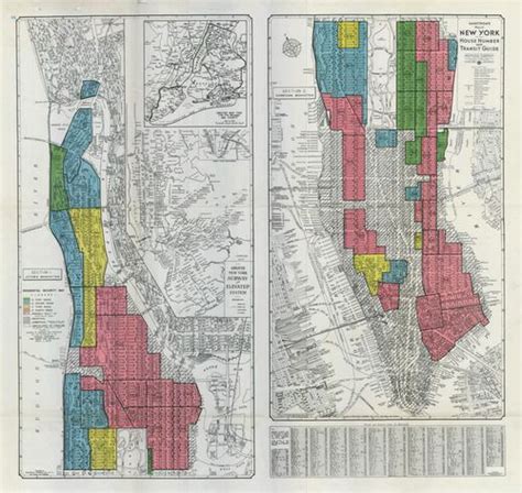 Redlining Maps | Map of new york, Area map, New york city manhattan