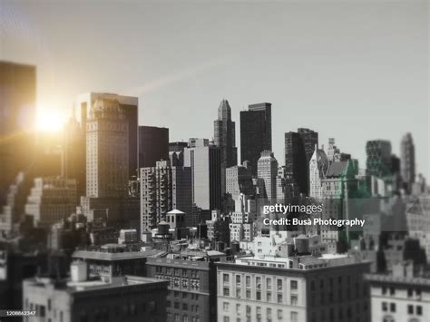 Skyline In Midtown Manhattan New York City High-Res Stock Photo - Getty Images