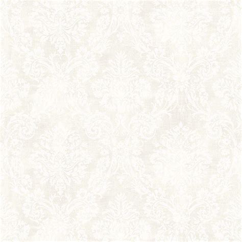 Chesapeake Kent Ivory Garden Damask Wallpaper-MEA79156 - The Home Depot