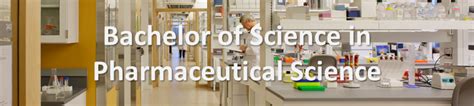 Bachelor of Science in Pharmaceutical Science – Curriculum – College of Pharmacy