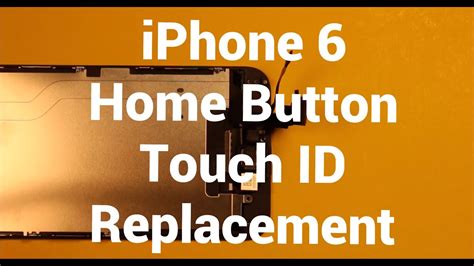 iPhone 6 Home Button Replacement How To Change - YouTube