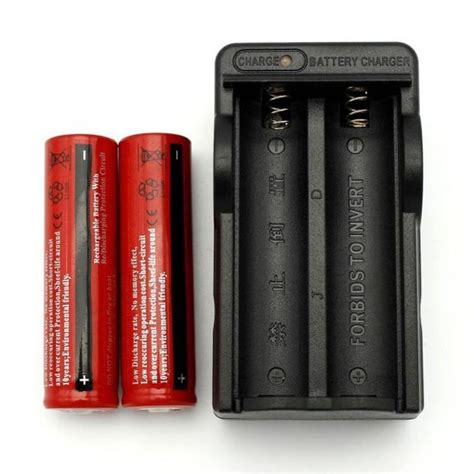 UltraFire Rechargeable 18650 battery 3000mAh 3.7V Li-ion + Charger - Tanga