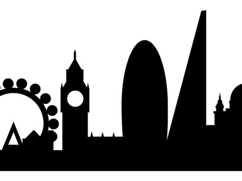 London City Skyline Silhouette at GetDrawings | Free download