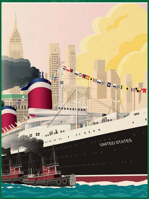 SS United States by Steventon.deviantart.com Maritime Poster, Charles ...