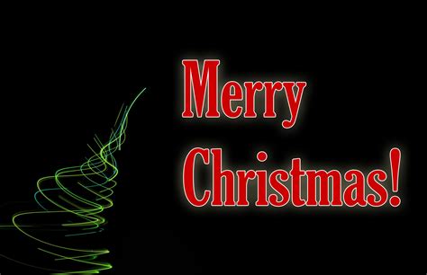 Photo of Merry Christmas light on a dark background | Free christmas images