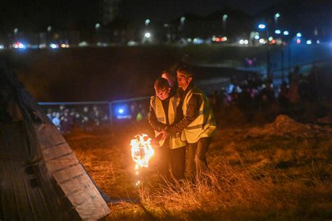 Gadle Braes Bonfire night 2021 in Peterhead: Best photos
