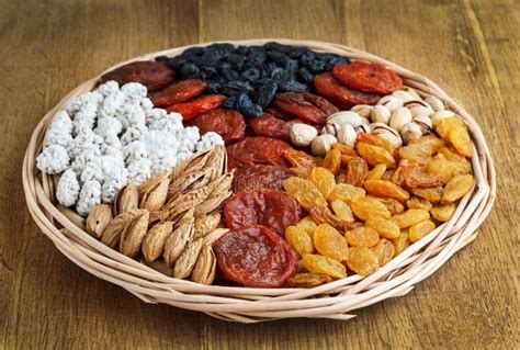 Dried fruits and nuts stock photo. Image of fruits, almonds - 43059792