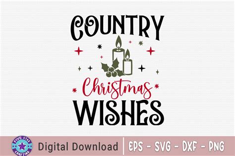 Country Christmas Wishes SVG Graphic by Five Star Crafting · Creative ...