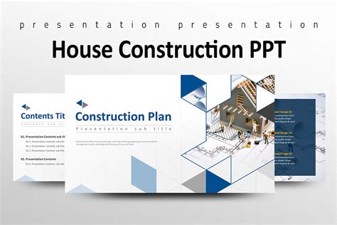 House Construction PPT | Creative PowerPoint Templates ~ Creative Market