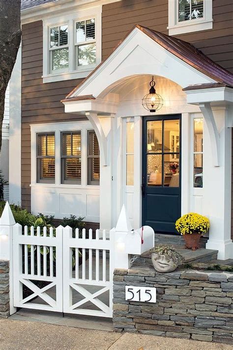 Lovely Door Overhang Designs (27) Front Entrance Decor, Front Door Lighting, Entrance Design ...