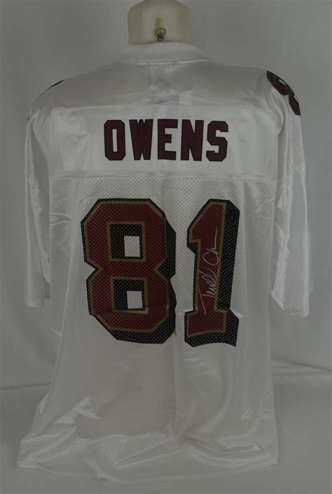 Lot Detail - Terrell Owens San Francisco 49ers Autographed Jersey