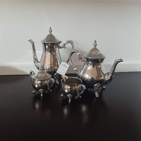 Silver Tea set of 4 - Elmswood Furniture