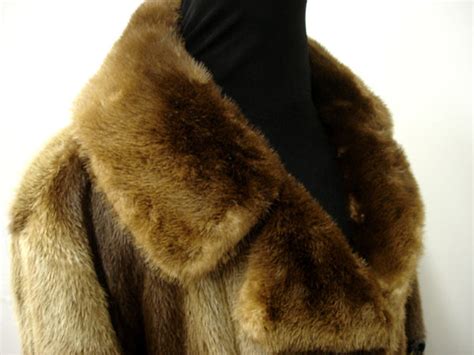 Vintage Light Brown Otter Fur Coat - furoutlet - fur coat, fur jackets ...