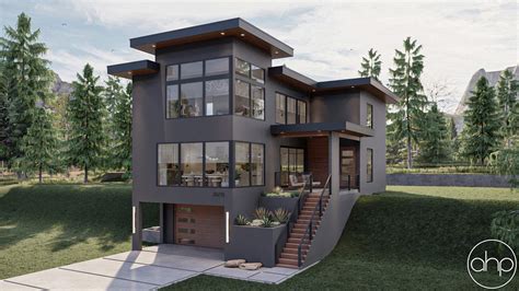 2 Story Modern Style House Plan | Union Square