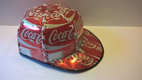 Recycled Tin Can hat: Coke / Coca-cola cap | Etsy