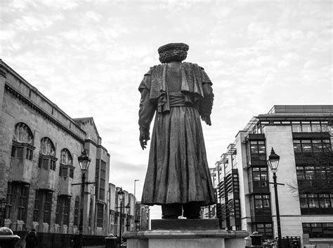 Statue of Raja Ram Mohan Roy outside of Bristol Cathedral.… | Flickr