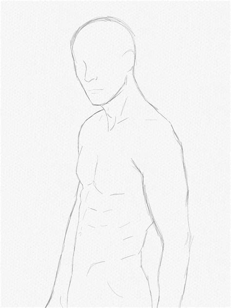 Male Body Drawing, Human Figure Drawing, Body Reference Drawing, Guy ...