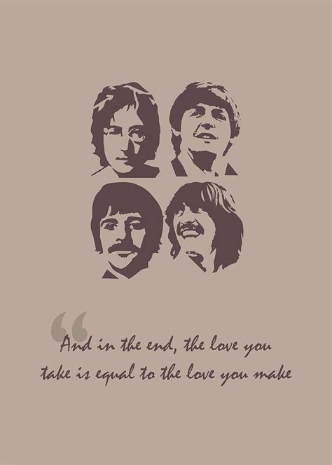 The Beatles Quote Digital Art by Ahmad Nusyirwan - Pixels