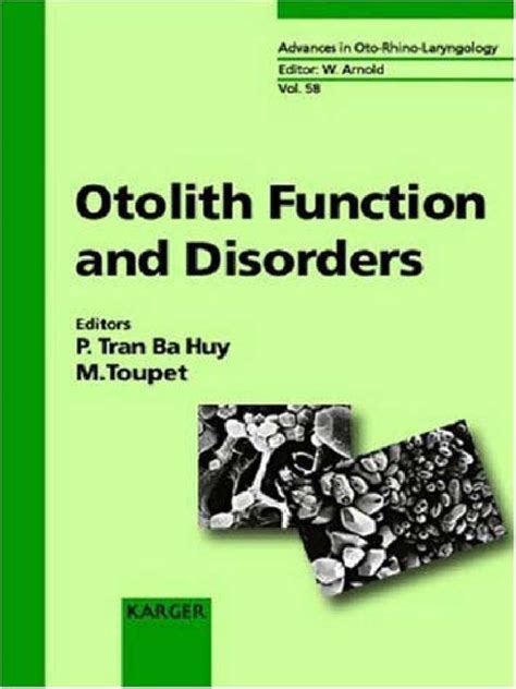 Otolith Function and Disorders | Chemical Synapse | Vestibular System