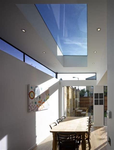 36 Amazing Glass Ceiling Design Inspirations | Flat roof extension, Roof extension, Skylight kitchen