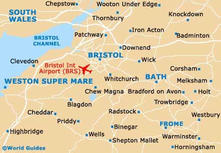 Show Bath On Map Of England - Map