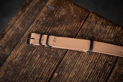 N.A.T.O. Watch Strap Handmade Leather Durable Straps – Craft and Lore