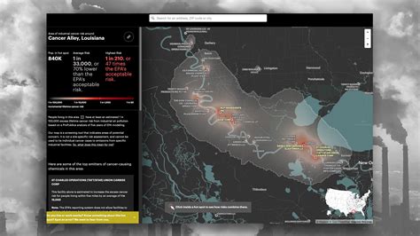 This super-detailed map shows the most toxic air in the county, down t