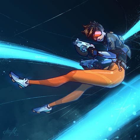 Tracer OW2 by elfreiart on DeviantArt